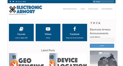 Desktop Screenshot of electronicarmory.com