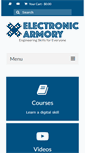 Mobile Screenshot of electronicarmory.com